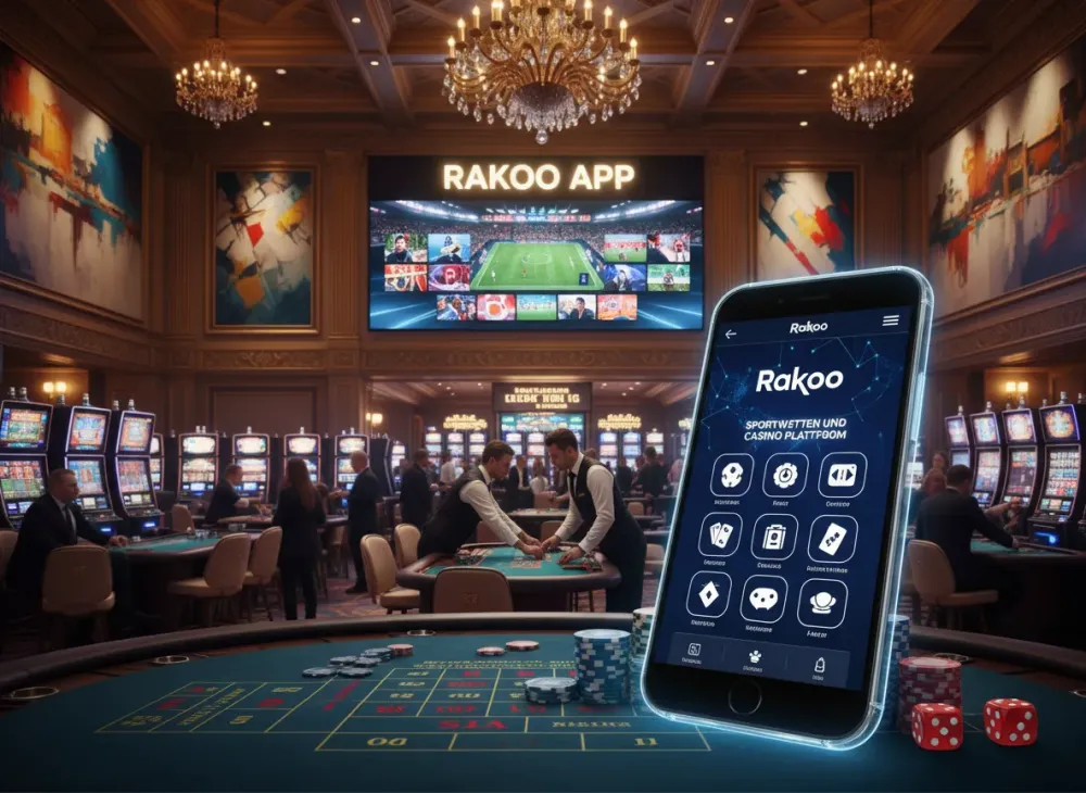 Rakoo app Sportwetten und Casino Plattform Übersicht