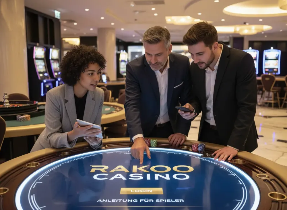 Rakoo casino login Anleitung für Spieler